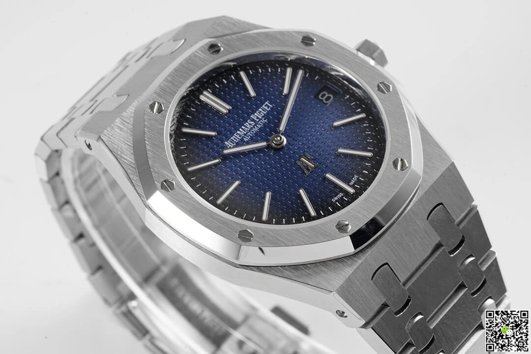 Audemars Piguet Royal Oak 15202IP.OO.1240IP.01 KZ Factory 1:1 Best Edition Replica Watch Blue Dial